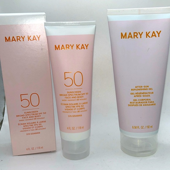 Mary Kay Other - Mary Kay Broad Spectrum SPF 50 & After-Sun Replenishing Gel New Stock Exp. 10/27